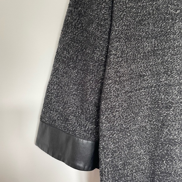 Long cardigan, Kimono style with pockets and fake leather from Zara - Picture 3 of 4